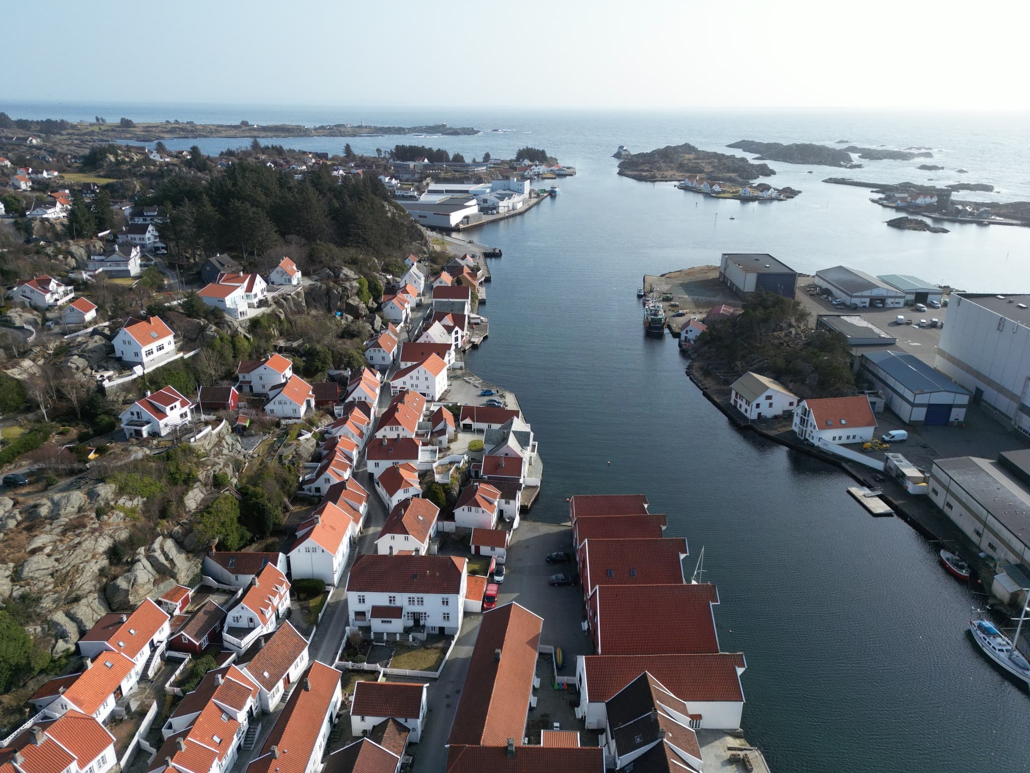 Panorama over Skudeneshavn