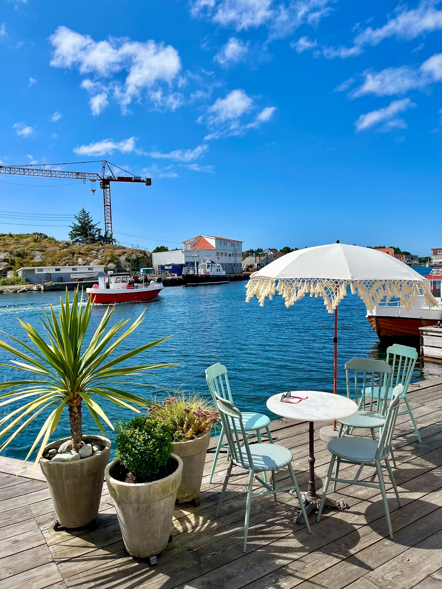 Kafébrygge i Skudeneshavn